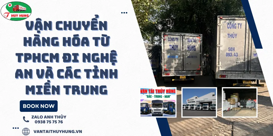 Vận chuyển hàng hoá TPHCM đi Nghệ An