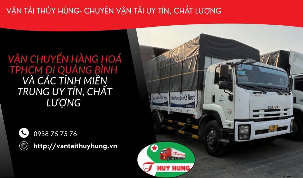 Vận chuyển hàng hoá TPHCM đi Quảng Bình