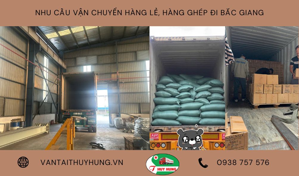 Nhu cầu vận chuyển hàng lẻ, hàng ghép đi Bắc Giang Nhu cầu vận chuyển hàng lẻ, hàng ghép đi Bắc Giang