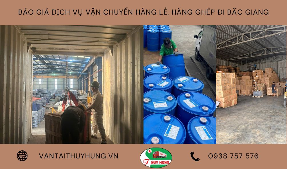 Báo giá dịch vụ vận chuyển hàng lẻ, hàng ghép đi Bắc Giang Báo giá dịch vụ vận chuyển hàng lẻ, hàng ghép đi Bắc Giang