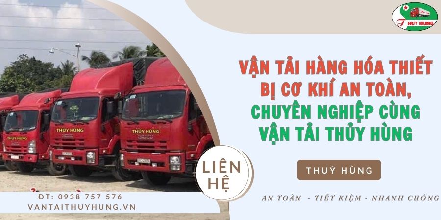 vận tải hàng hóa thiết bị cơ khí